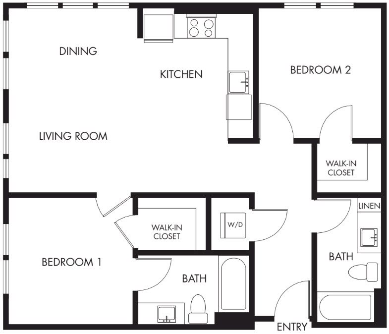 Anthology_Issaquah WA_Floor Plan_Podium N5_Two Bedroom Two Bathroom Anthology_Issaquah WA_Floor Plan_Podium N5_Two Bedroom Two Bathroom